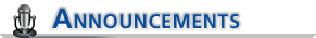 Reliability Engineering Announcements